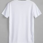white plane t-shirt for men